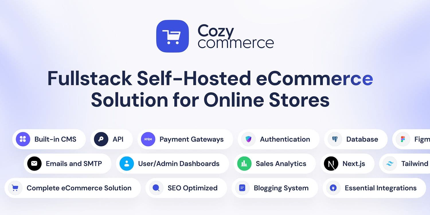 Meet CozyCommerce: All-in-One e-Commerce Solution for Next.js